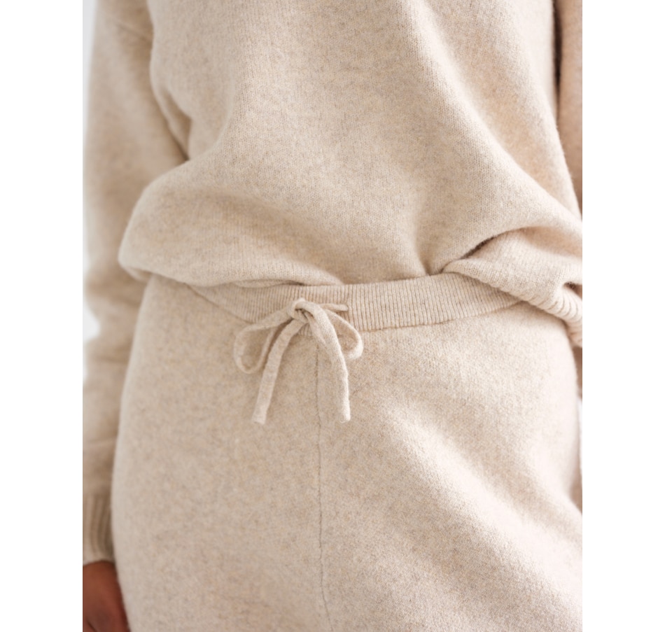 Image 103023_ALTMORE3.jpg, Product 103-023 / Price $136.00, Brunette The Label Knitted Wide Leg Pant from Brunette The Label on TSC.ca's Fashion department