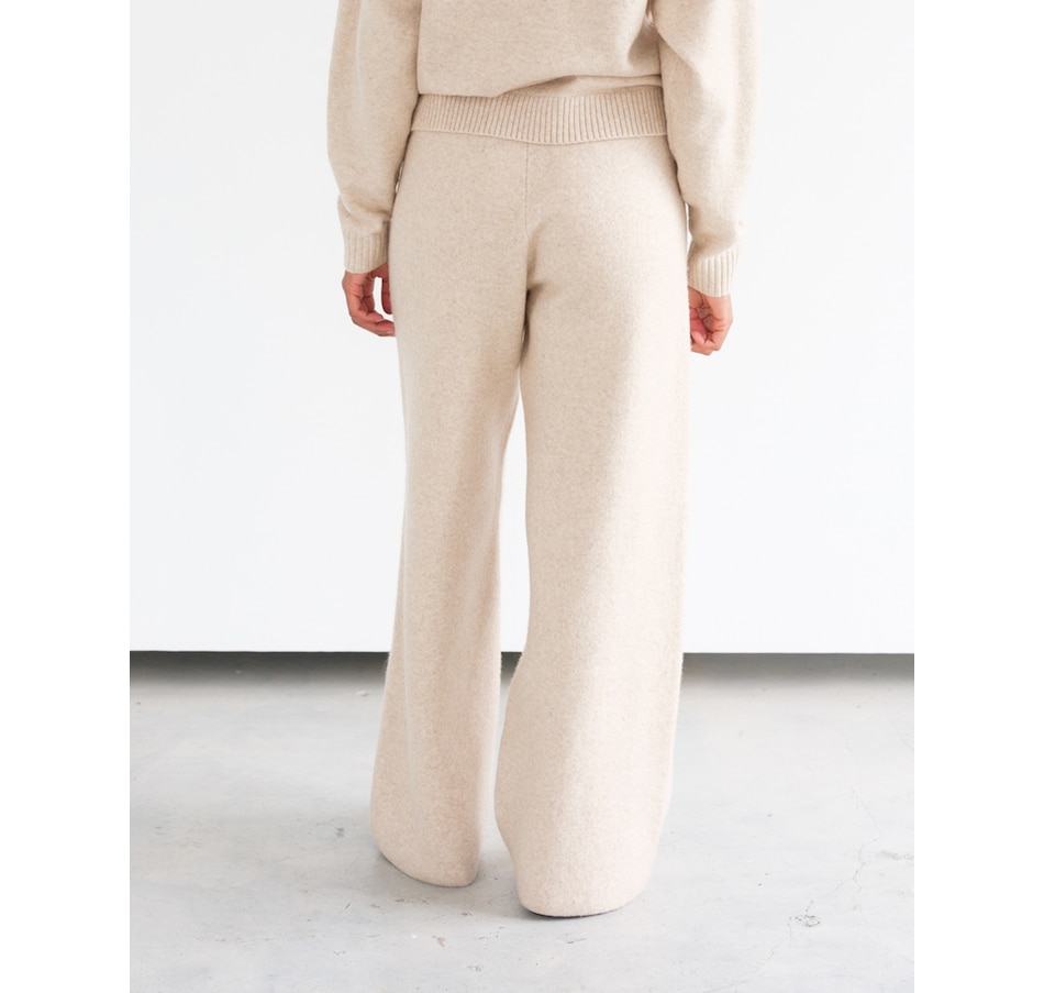 Image 103023_ALTMORE4.jpg, Product 103-023 / Price $136.00, Brunette The Label Knitted Wide Leg Pant from Brunette The Label on TSC.ca's Fashion department