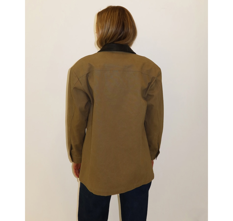 Image 103024_ALTMORE1.jpg, Product 103-024 / Price $199.00, Brunette The Label Barn Jacket with Gold Buttons from Brunette The Label on TSC.ca's Fashion department