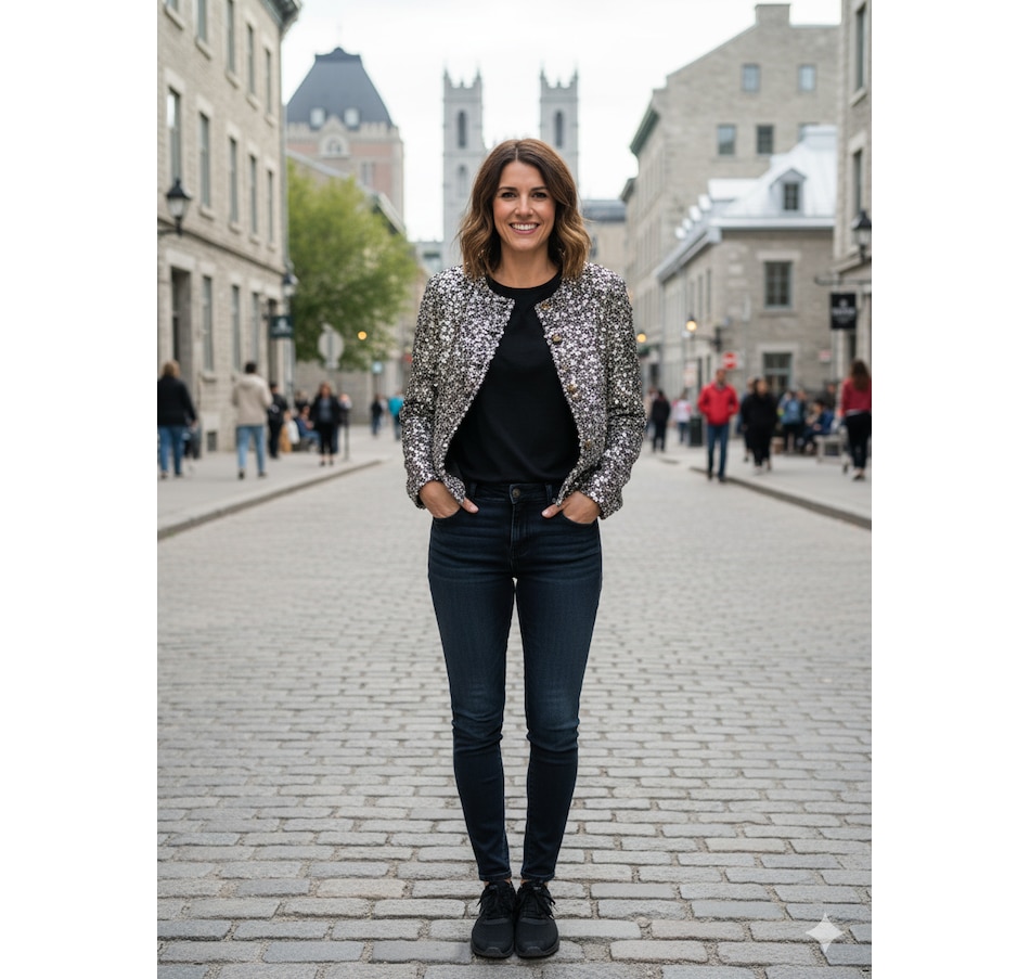 Image 103065_ALTMORE3.jpg, Product 103-065 / Price $119.88, Tramontana Fancy Sequin Jacket from Tramontana on TSC.ca's Fashion department