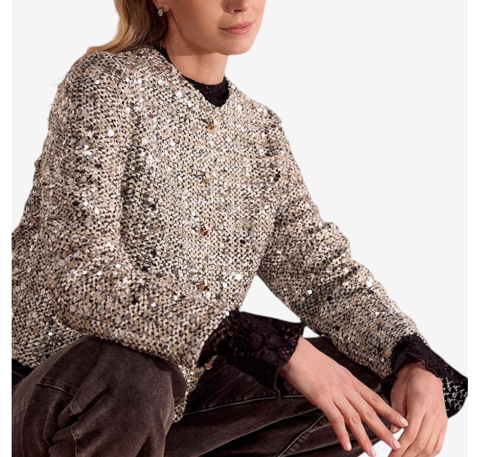 Image 103065_ALTMORE4.jpg, Product 103-065 / Price $119.88, Tramontana Fancy Sequin Jacket from Tramontana on TSC.ca's Fashion department