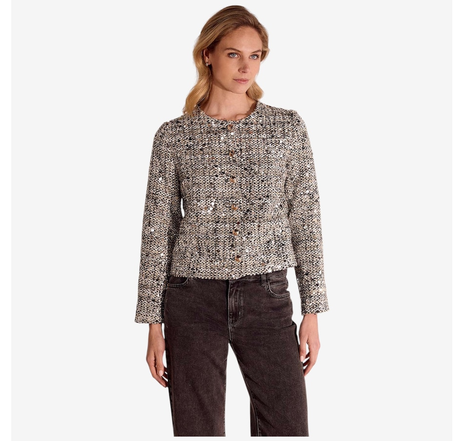 Image 103065_SIL.jpg, Product 103-065 / Price $119.88, Tramontana Fancy Sequin Jacket from Tramontana on TSC.ca's Fashion department
