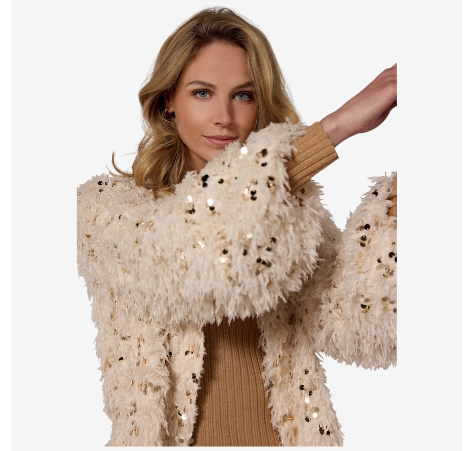 Image 103066_ALTMORE1.jpg, Product 103-066 / Price $164.00, Tramontana Feathered Sequin Jacket from Tramontana on TSC.ca's Fashion department