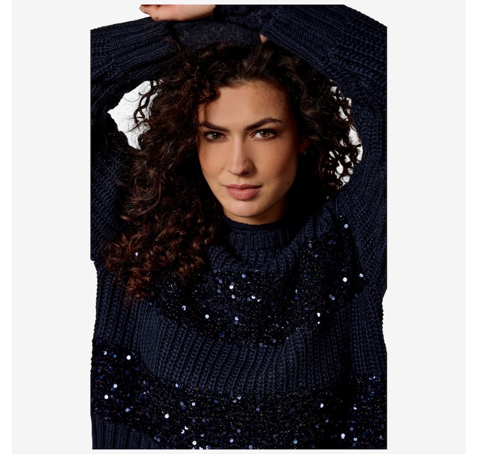 Image 103072_ALTMORE1.jpg, Product 103-072 / Price $146.00, Tramontana Sequin Stripe Jumper from Tramontana on TSC.ca's Fashion department