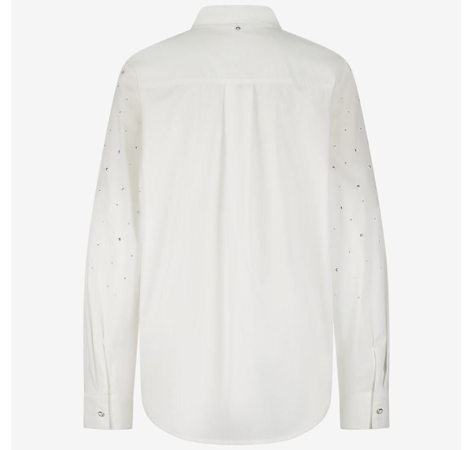 Image 103075_ALTMORE2.jpg, Product 103-075 / Price $89.88, Tramontana Poplin Rhinestone Blouse from Tramontana on TSC.ca's Fashion department