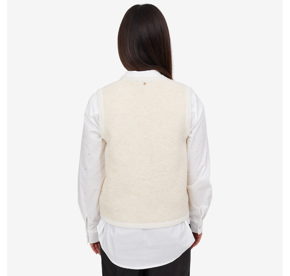 Image 103076_ALTMORE2.jpg, Product 103-076 / Price $89.00, Tramontana Sleeveless Boucle Cardigan from Tramontana on TSC.ca's Fashion department