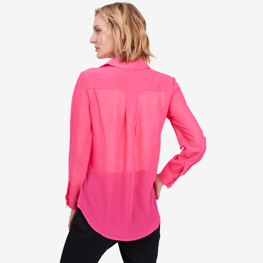 Image 103092_ALTMORE7.jpg, Product 103-092 / Price $19.33, Isaac Mizrahi Chiffon Embellished Button Down Shirt from Isaac Mizrahi New York on TSC.ca's Fashion department