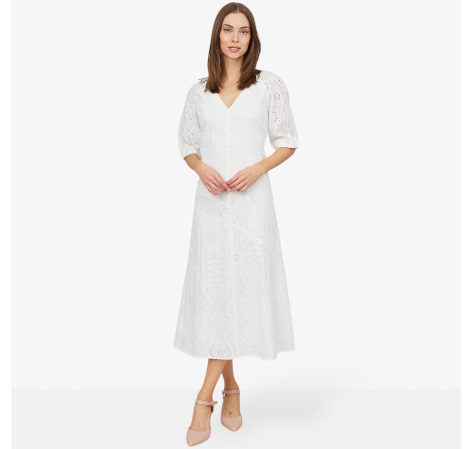 Parker & Rowe Cotton Eyelet Dress