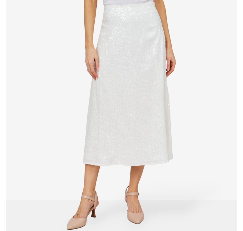 Parker & Rowe Sequin Midi Skirt