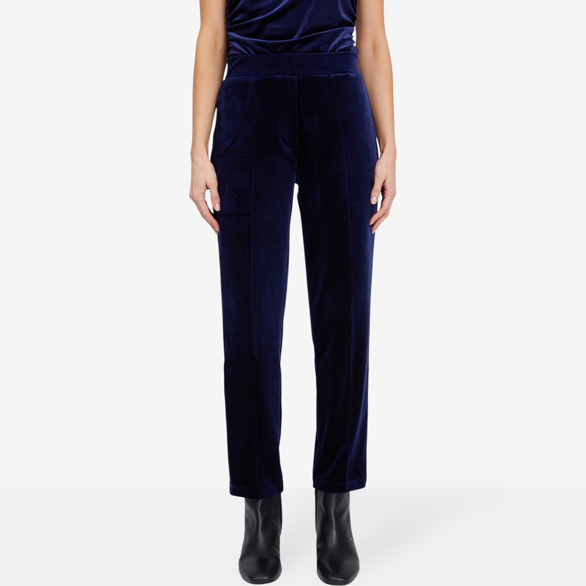 Isaac Mizrahi Velvet Slim Leg Pull-On Pant - TSC.ca