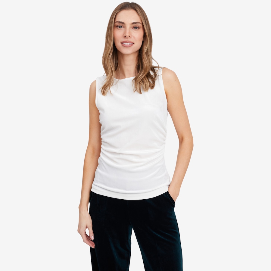 Image 103197_IVR.jpg, Product 103-197 / Price $9.33, Isaac Mizrahi Velvet Crew Neck Tank from Isaac Mizrahi New York on TSC.ca's Fashion department