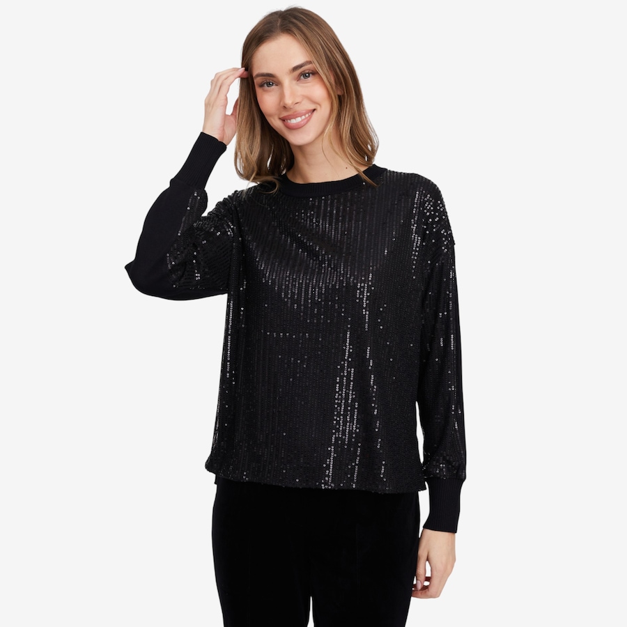 Image 103201_ALTMORE3.jpg, Product 103-201 / Price $24.33, Isaac Mizrahi Sequin Sweater from Isaac Mizrahi New York on TSC.ca's Fashion department