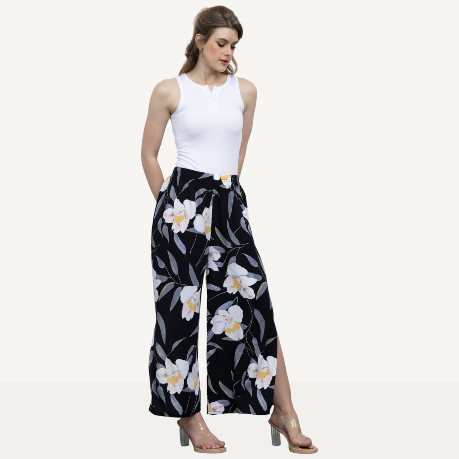 Orange Fashion Village Graphic Printed Pant - TSC.ca