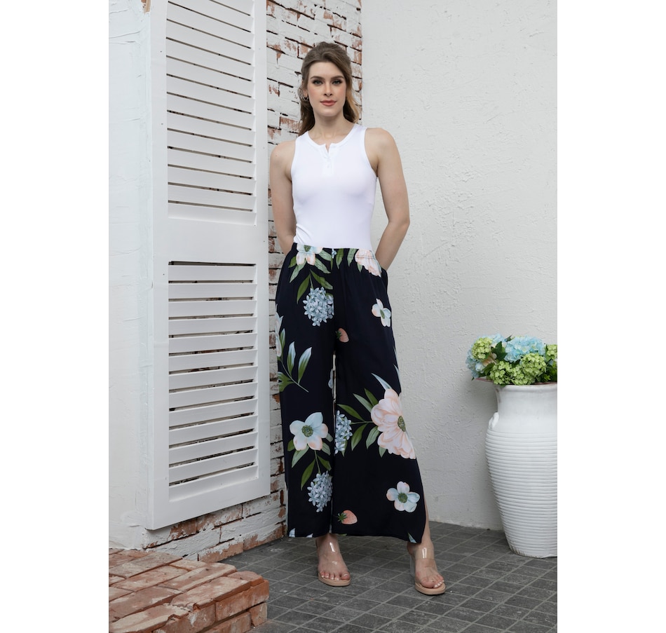 Image 103202_BLF.jpg, Product 103-202 / Price $44.88, Orange Fashion Village Graphic Printed Pant from Orange Fashion Village on TSC.ca's Fashion department