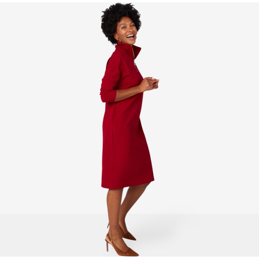 Image 103205_ALTMORE1.jpg, Product 103-205 / Price $89.88, Brian Bailey 1/4 Zip Stand Collar Dress from Brian Bailey on TSC.ca's Fashion department