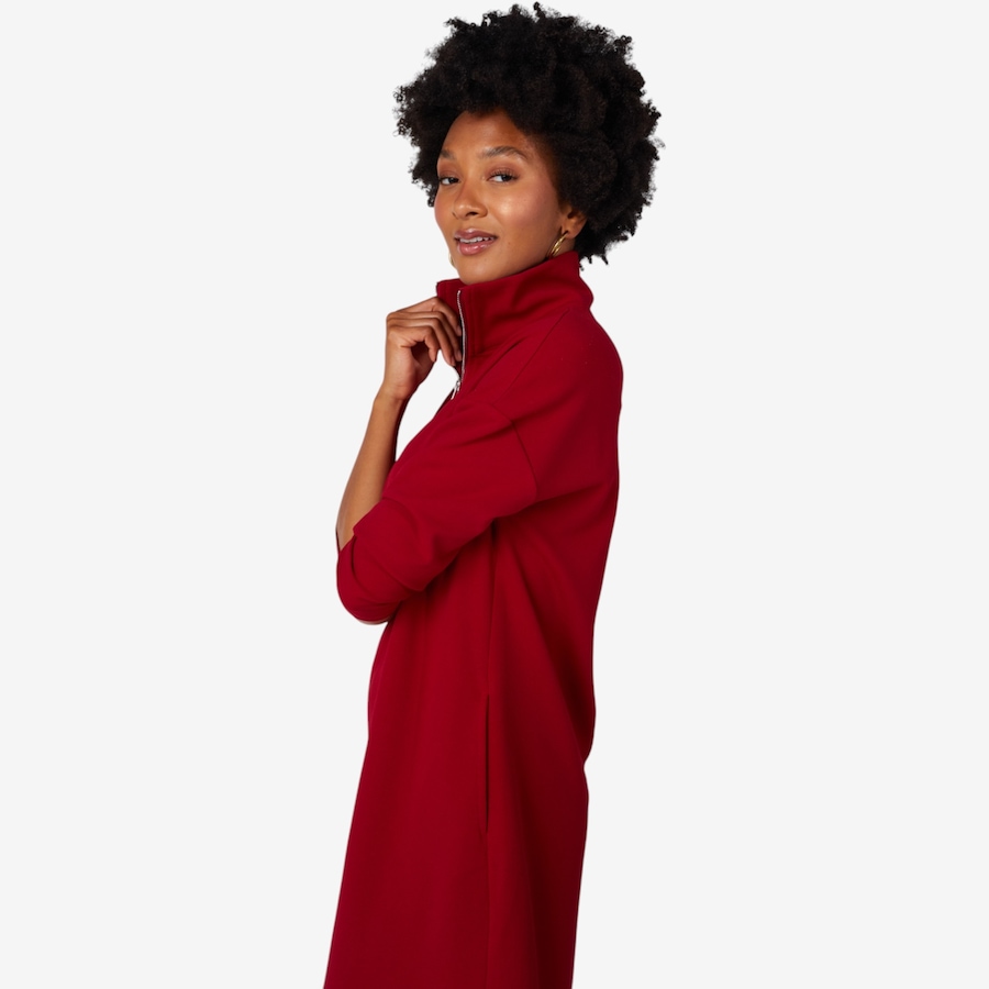 Image 103205_ALTMORE2.jpg, Product 103-205 / Price $89.88, Brian Bailey 1/4 Zip Stand Collar Dress from Brian Bailey on TSC.ca's Fashion department