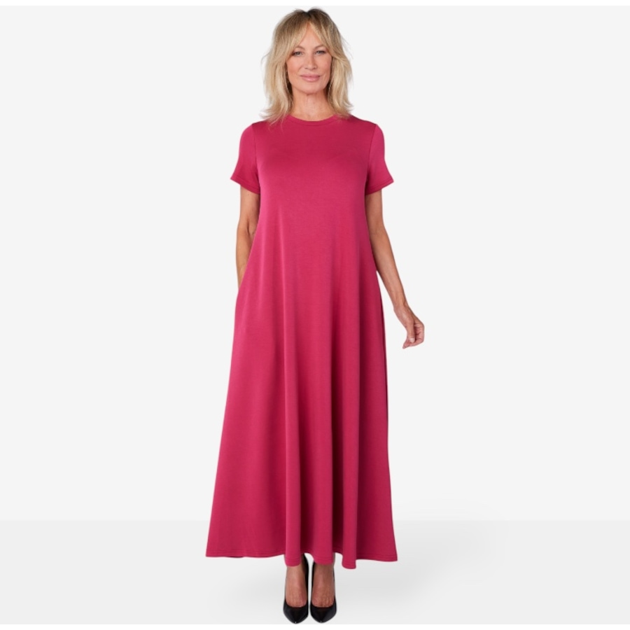 Image 103216_MAG.jpg, Product 103-216 / Price $54.33, Brian Bailey Scuba Maxi Dress with Self Belt from Brian Bailey on TSC.ca's Fashion department