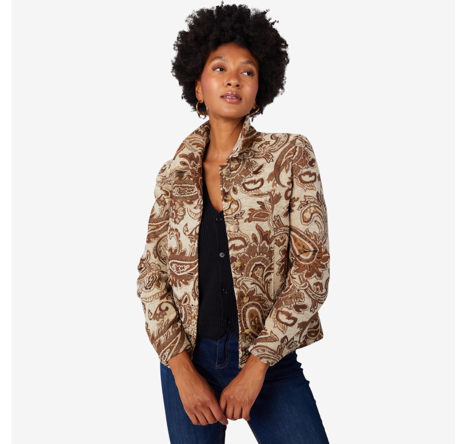 Image 103217_ALTMORE3.jpg, Product 103-217 / Price $109.88, Brian Bailey Damask Jean Jacket from Brian Bailey on TSC.ca's Fashion department
