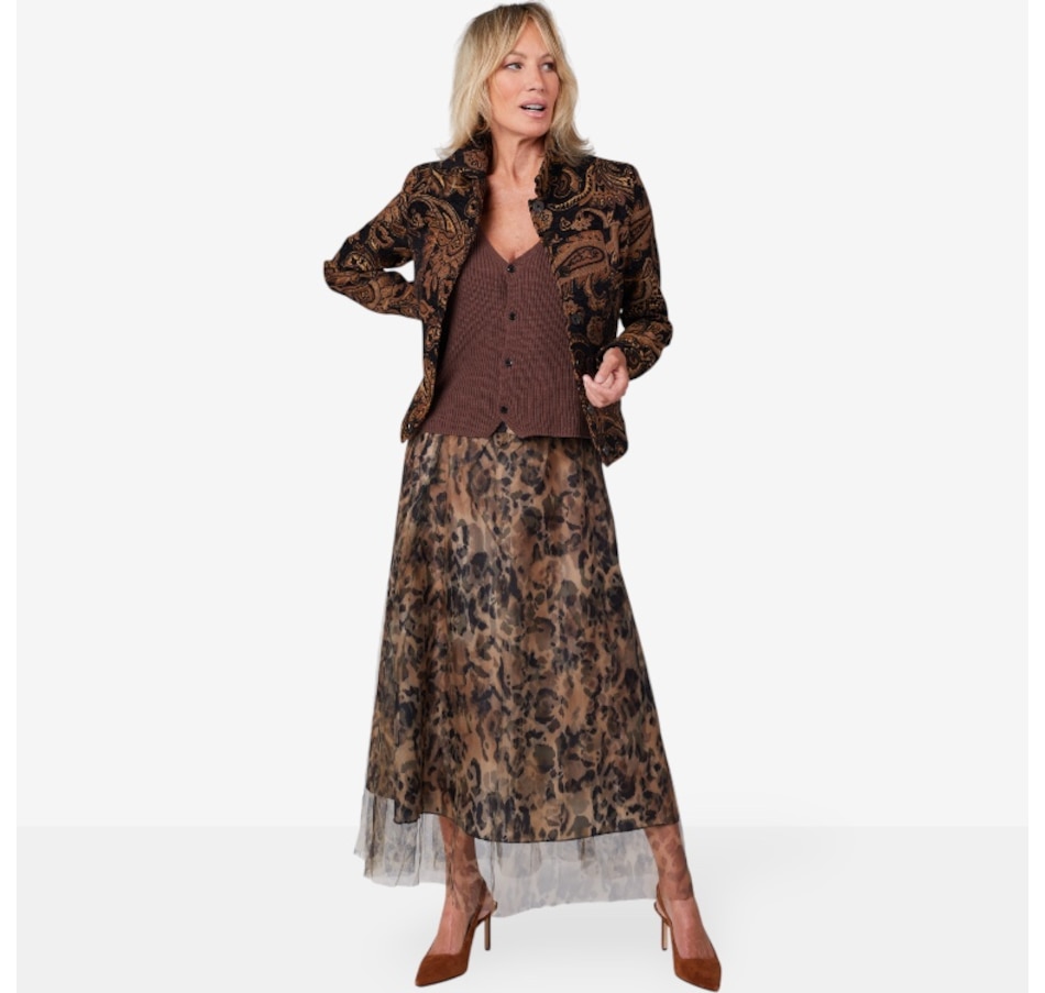 Image 103217_GDB.jpg, Product 103-217 / Price $109.88, Brian Bailey Damask Jean Jacket from Brian Bailey on TSC.ca's Fashion department