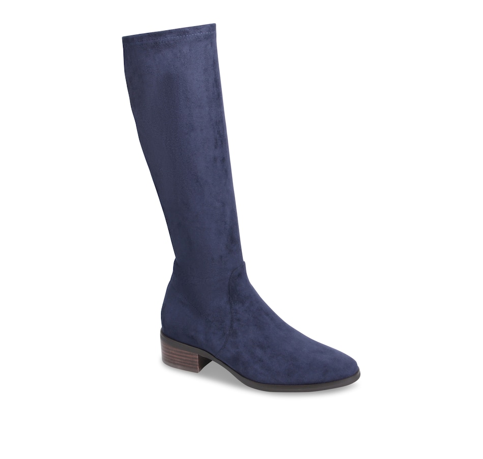 Image 103224_NVSUD.jpg, Product 103-224 / Price $225.00, Django & Juliette Timothie Stretch Tall Boot from Django & Juliette on TSC.ca's Shoes department