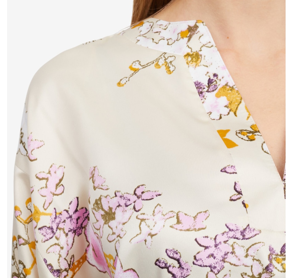 Image 103235_ALTMORE2.jpg, Product 103-235 / Price $110.00, N Natori Sakura Satin Mandarin Collar PJ Set from N Natori on TSC.ca's Fashion department