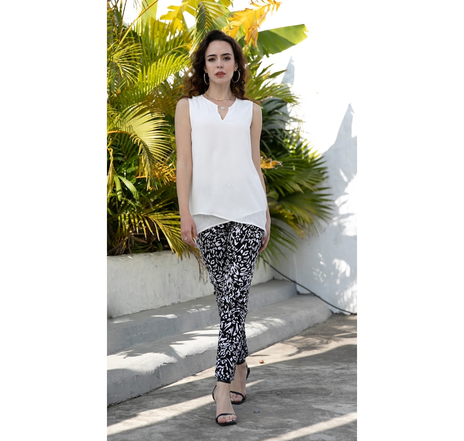 Image 103247_ALTMORE2.jpg, Product 103-247 / Price $19.88, Orange Fashion Village High Low Criss Cross Chiffon Tank Top from Orange Fashion Village on TSC.ca's Fashion department