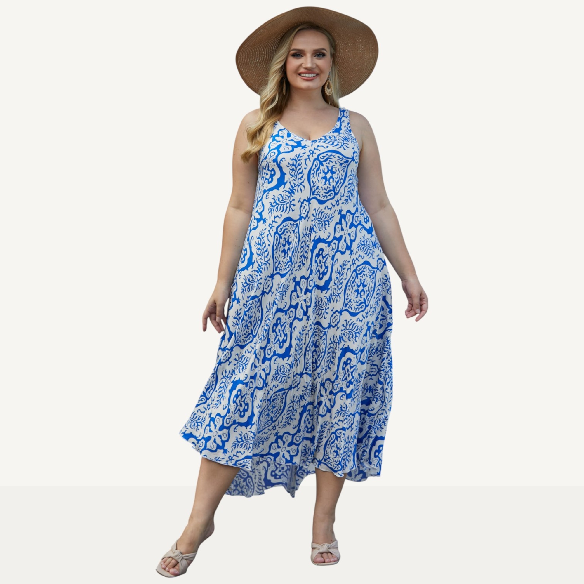 Orange Fashion Village Mia Long Summer Dress - TSC.ca