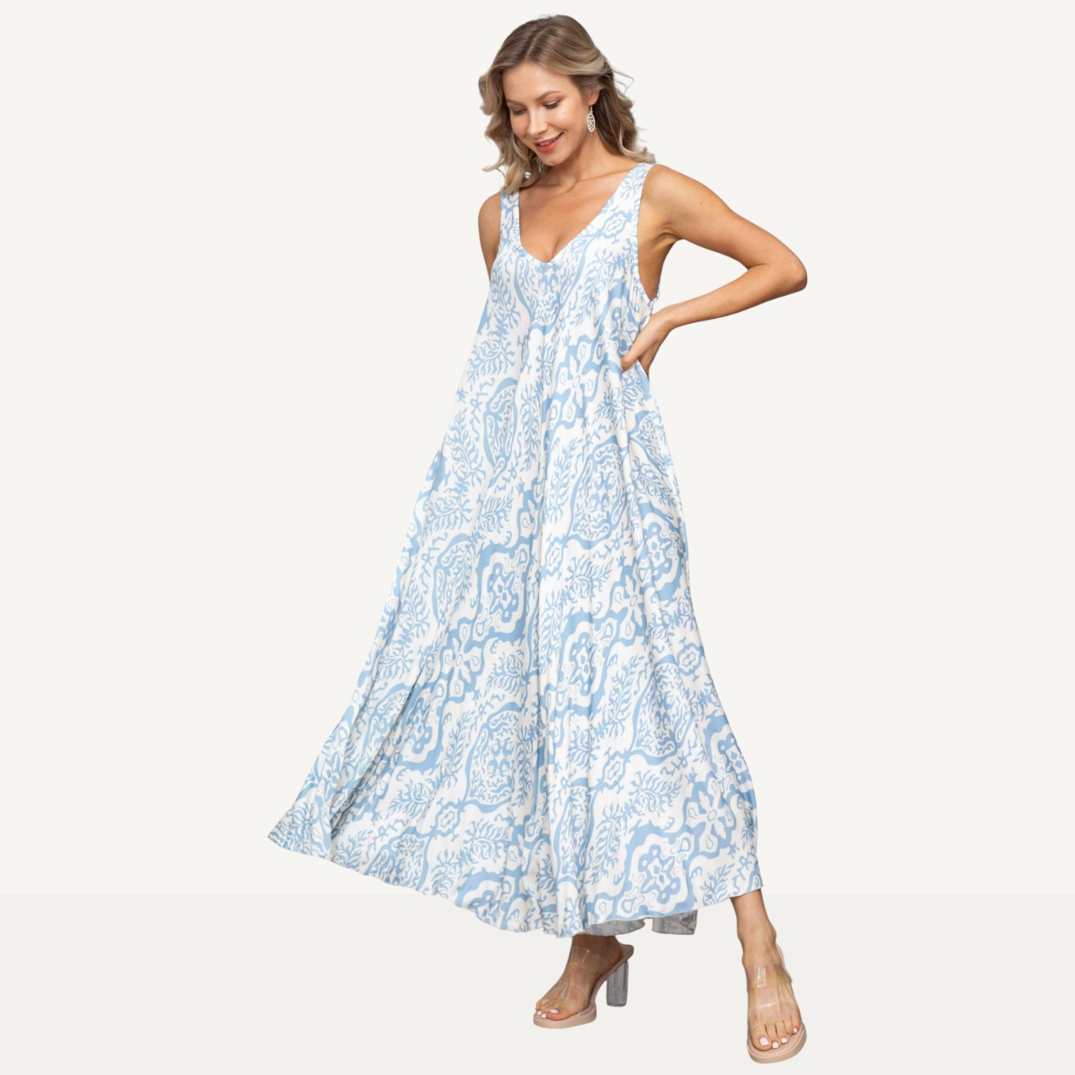 Orange Fashion Village Mia Long Summer Dress - TSC.ca