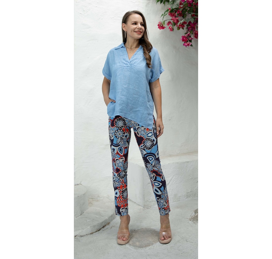 Image 103251_ALTMORE1.jpg, Product 103-251 / Price $27.88, Orange Fashion Village Lucia Embroidered Neckline Blouse from Orange Fashion Village on TSC.ca's Fashion department