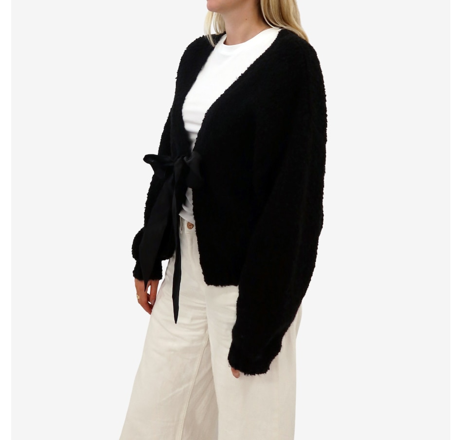 Image 103262_ALTMORE1.jpg, Product 103-262 / Price $198.00, Brunette The Label Elsa Bow Cardigan from Brunette The Label on TSC.ca's Fashion department