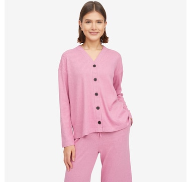 Cuddl Duds Seriously Soft Rib Cardi