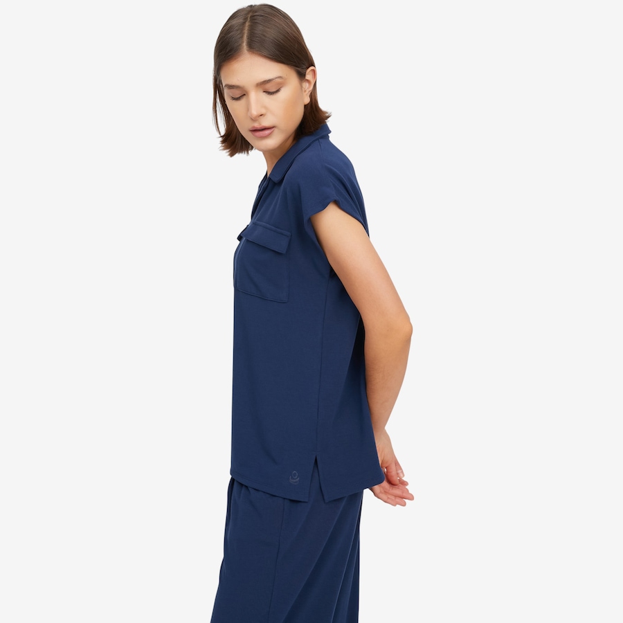 Image 103271_ALTMORE1.jpg, Product 103-271 / Price $24.88, Cuddl Duds Modern Jersey Knit Collared Tee from Cuddl Duds on TSC.ca's Fashion department