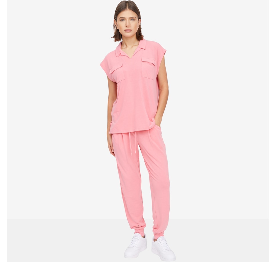 Image 103272_ALTMORE4.jpg, Product 103-272 / Price $45.00, Cuddl Duds Modern Jersey Knit Pleat Front Jogger from Cuddl Duds on TSC.ca's Fashion department