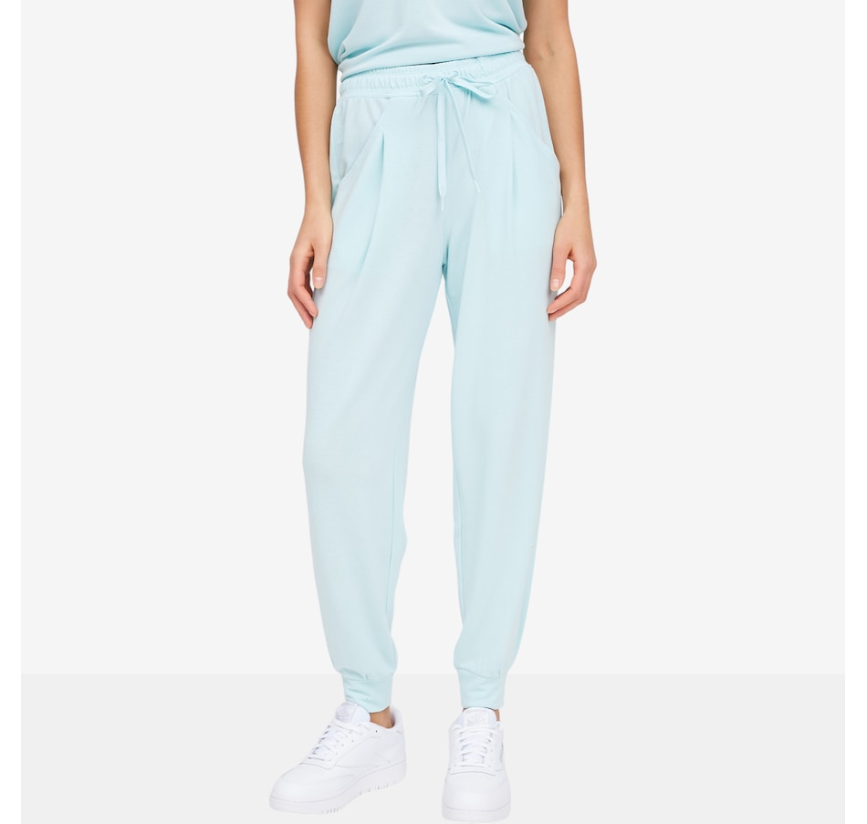 Image 103272_AQA.jpg, Product 103-272 / Price $45.00, Cuddl Duds Modern Jersey Knit Pleat Front Jogger from Cuddl Duds on TSC.ca's Fashion department