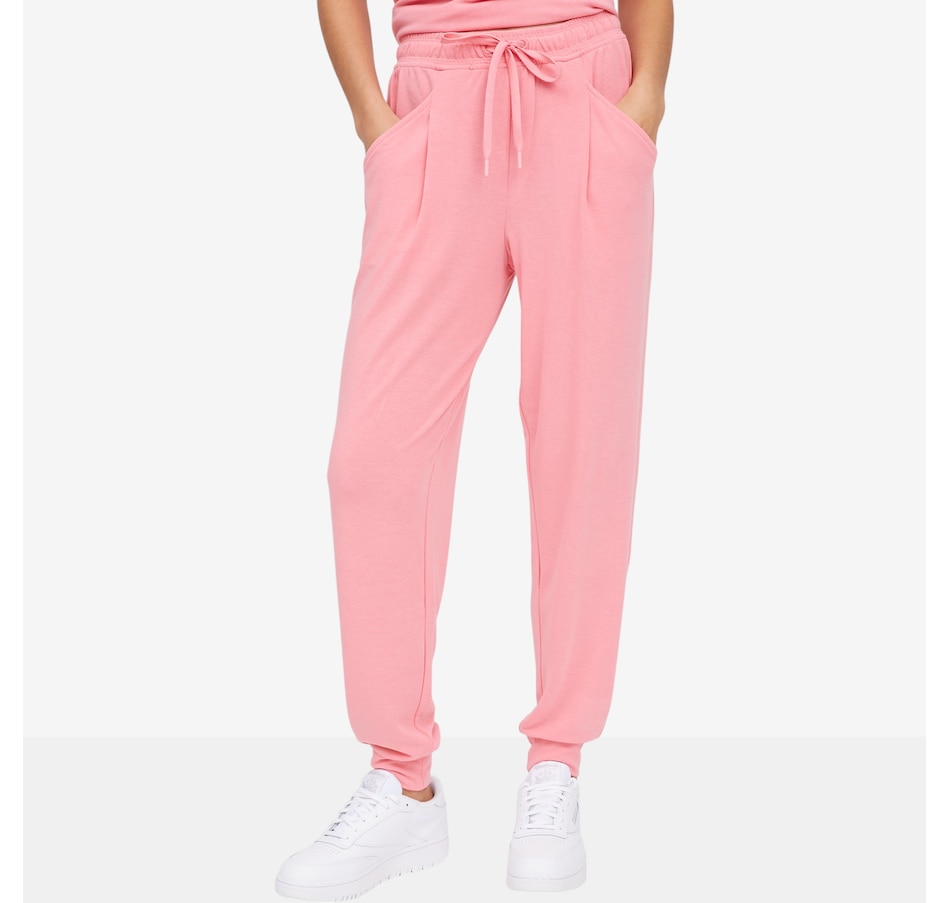 Image 103272_LPK.jpg, Product 103-272 / Price $45.00, Cuddl Duds Modern Jersey Knit Pleat Front Jogger from Cuddl Duds on TSC.ca's Fashion department