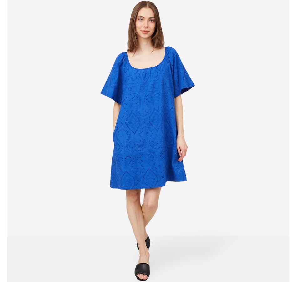 Image 103281_RBU.jpg, Product 103-281 / Price $79.88, Parker & Rowe Eyelet Dress from Parker & Rowe on TSC.ca's Fashion department