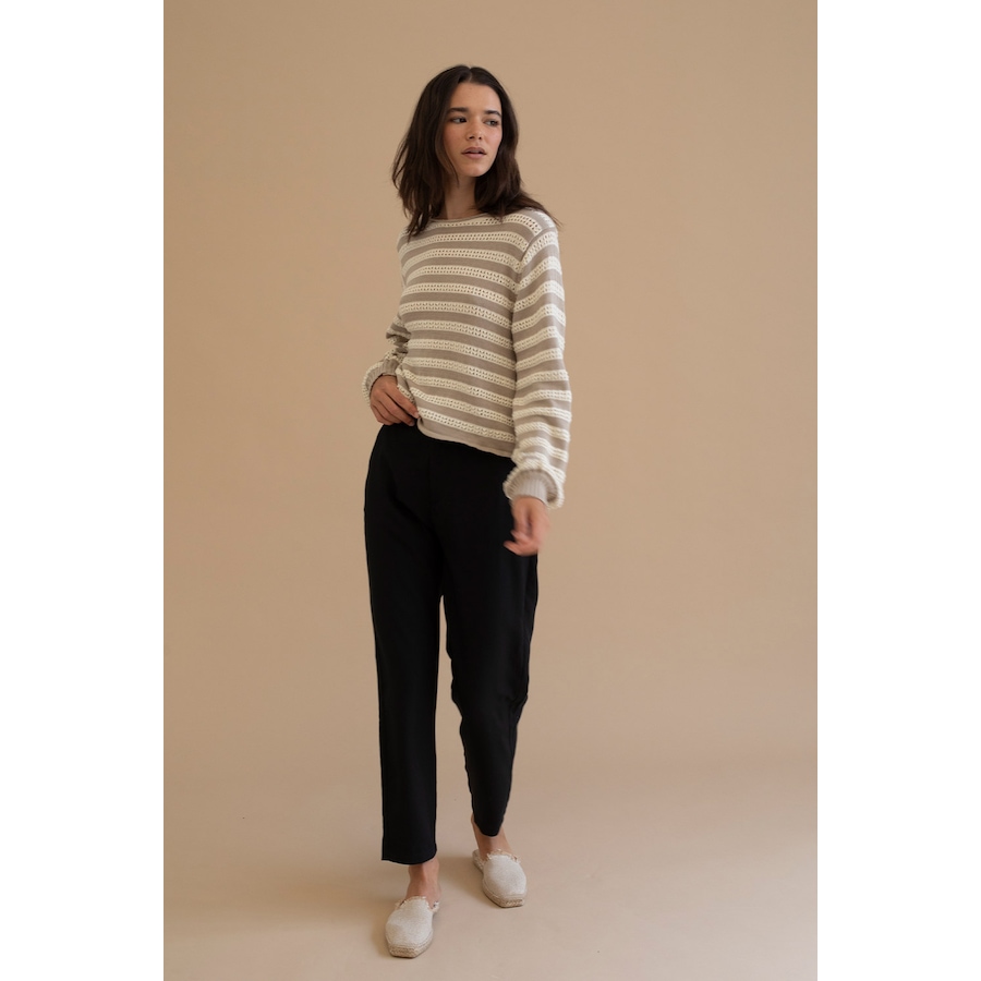 Image 103286_ALTMORE8.jpg, Product 103-286 / Price $49.33, Mus & Bombon Pantelleria Striped Open Knit Sweater from Mus & Bombon on TSC.ca's Fashion department