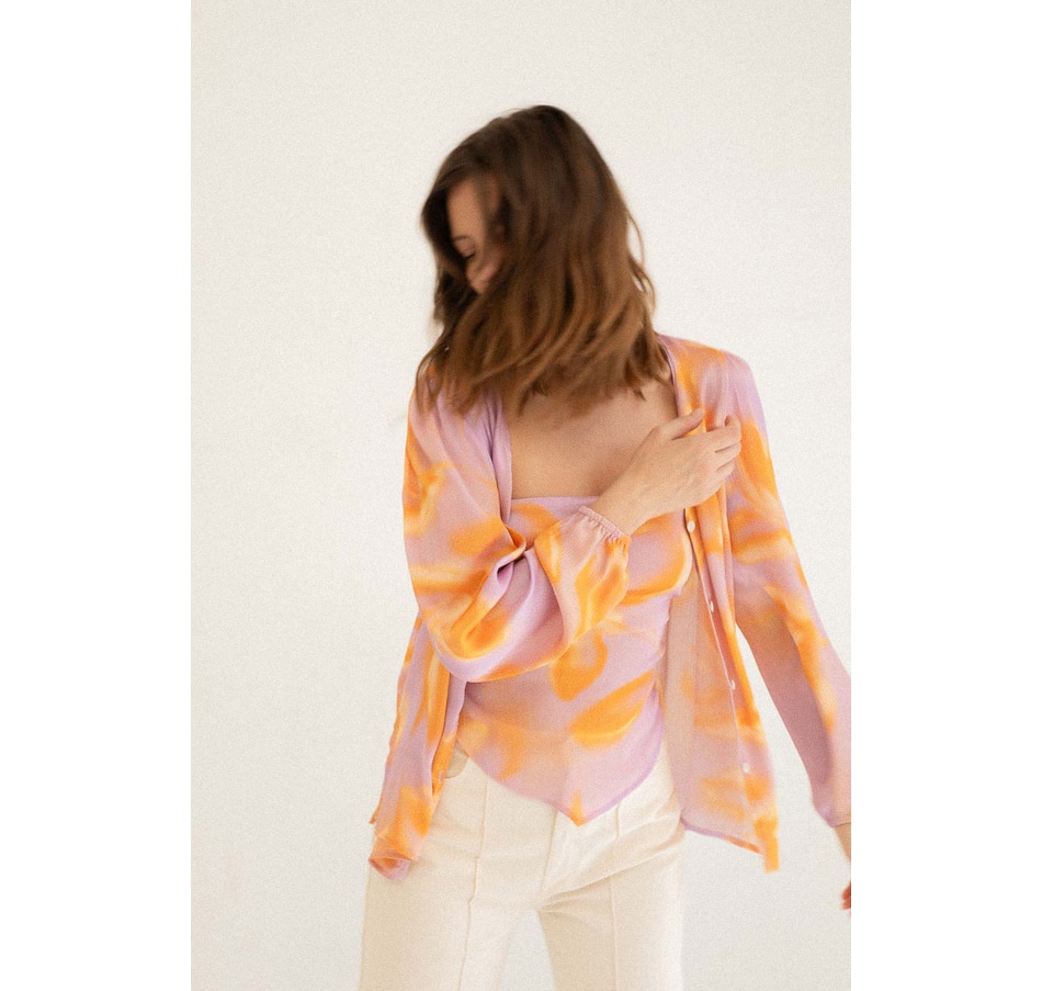 Image 103289_ALTMORE1.jpg, Product 103-289 / Price $79.88, Mus & Bombon Salei Satin Blouse from Mus & Bombon on TSC.ca's Fashion department