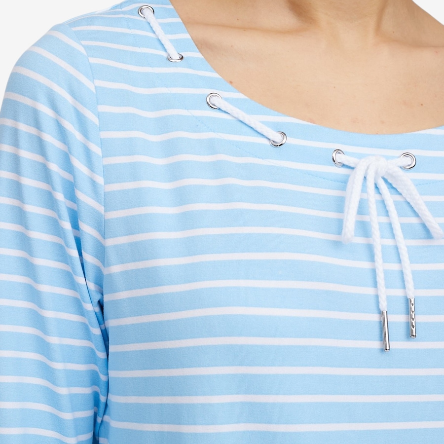 Image 103296_ALTMORE2.jpg, Product 103-296 / Price $55.00, Flexwear With Stretch 3/4 Sleeve Tee With Drawcord Detail from Cuddl Duds on TSC.ca's Fashion department