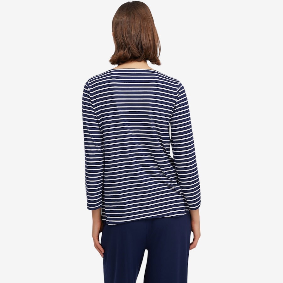 Image 103296_ALTMORE3.jpg, Product 103-296 / Price $55.00, Flexwear With Stretch 3/4 Sleeve Tee With Drawcord Detail from Cuddl Duds on TSC.ca's Fashion department