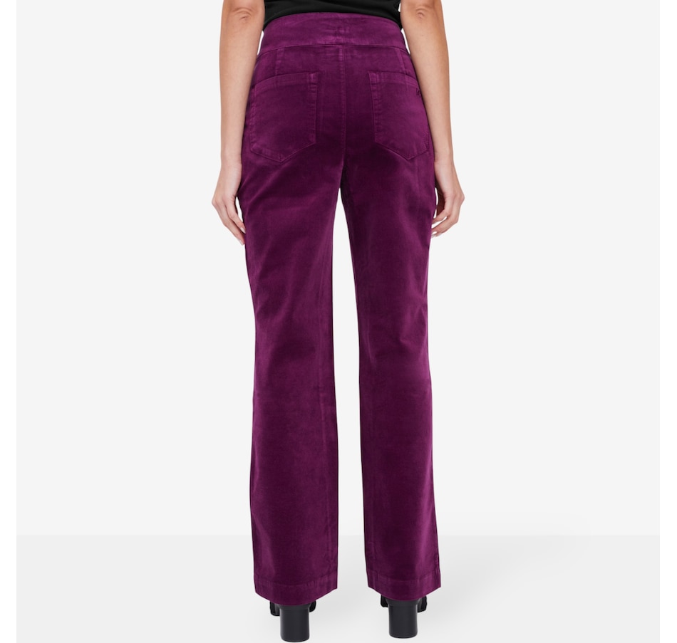 Image 103298_ALTMORE1.jpg, Product 103-298 / Price $74.88, Diane Gilman Stretch Velveteen Baby Bootcut Pant from DG2 by Diane Gilman on TSC.ca's Fashion department