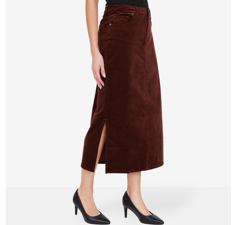 Image 103299_COC.jpg, Product 103-299 / Price $64.88, Diane Gilman Side Slit Midi Skirt from DG2 by Diane Gilman on TSC.ca's Fashion department