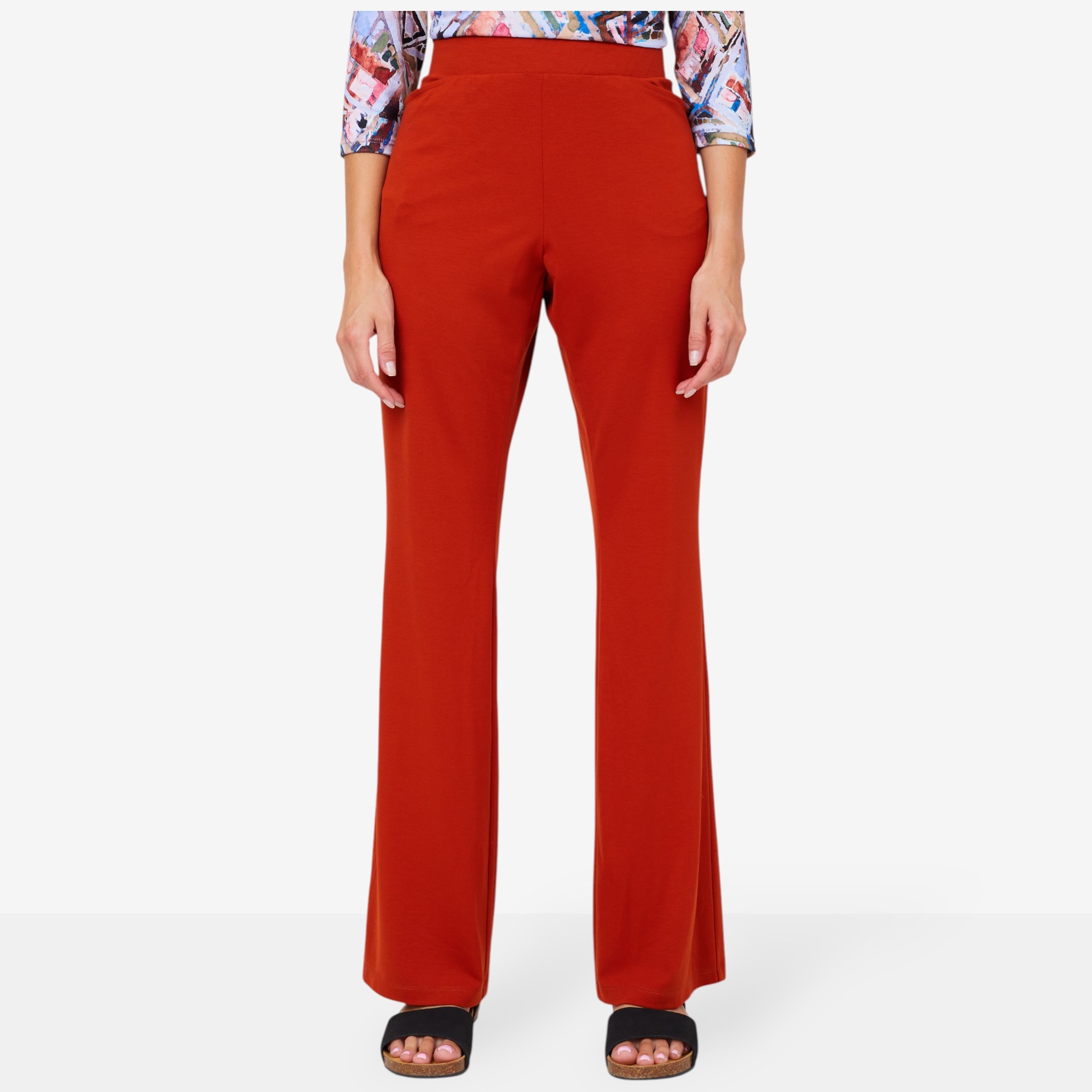 Isaac Mizrahi Rib Knit Straight Leg Pant - TSC.ca