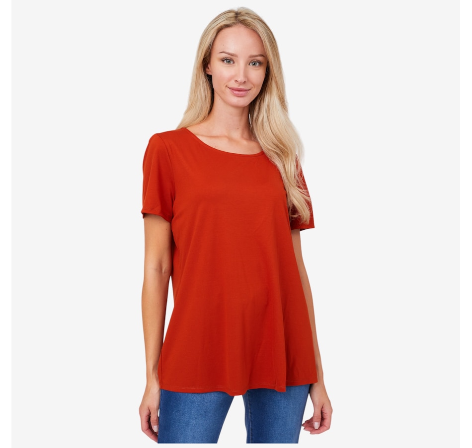 Image 103312_AMB.jpg, Product 103-312 / Price $24.33, Mr. Max Dream Knit Essential Short Sleeve Top from Mr. Max on TSC.ca's Fashion department