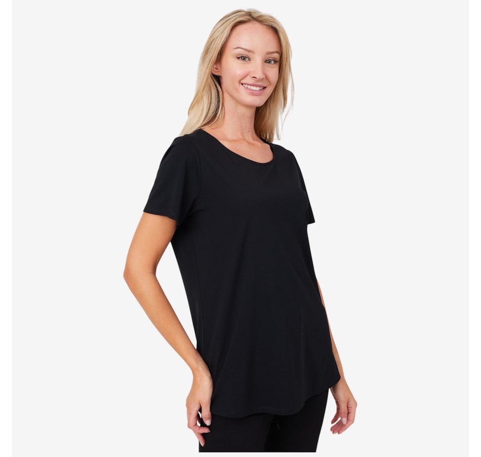 Image 103312_BLK.jpg, Product 103-312 / Price $24.33, Mr. Max Dream Knit Essential Short Sleeve Top from Mr. Max on TSC.ca's Fashion department