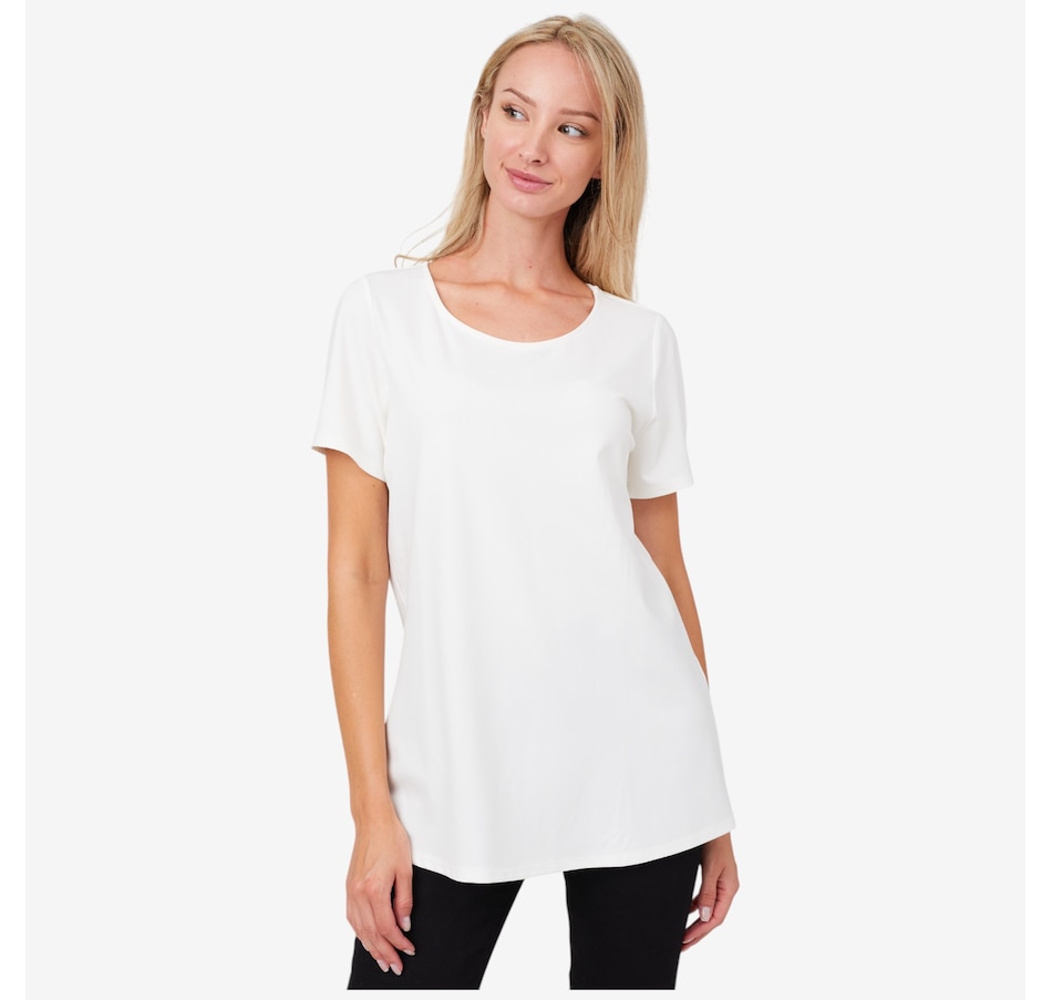 Image 103312_IVR.jpg, Product 103-312 / Price $24.33, Mr. Max Dream Knit Essential Short Sleeve Top from Mr. Max on TSC.ca's Fashion department