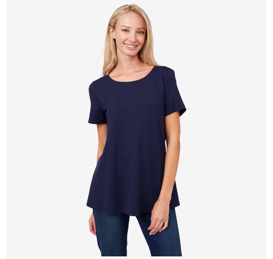 Image 103312_NVY.jpg, Product 103-312 / Price $24.33, Mr. Max Dream Knit Essential Short Sleeve Top from Mr. Max on TSC.ca's Fashion department