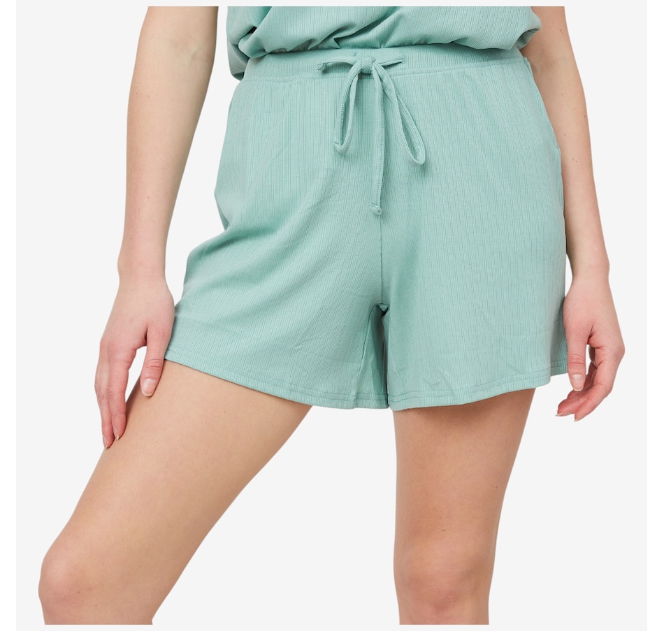 Image 103317_ALTMORE3.jpg, Product 103-317 / Price $39.33, N Natori Soothe Rib Short Sleeve Short Set from N Natori on TSC.ca's Fashion department