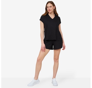Product 103-317 / Price $79.99 , N Natori Soothe Rib Short Sleeve Short Set