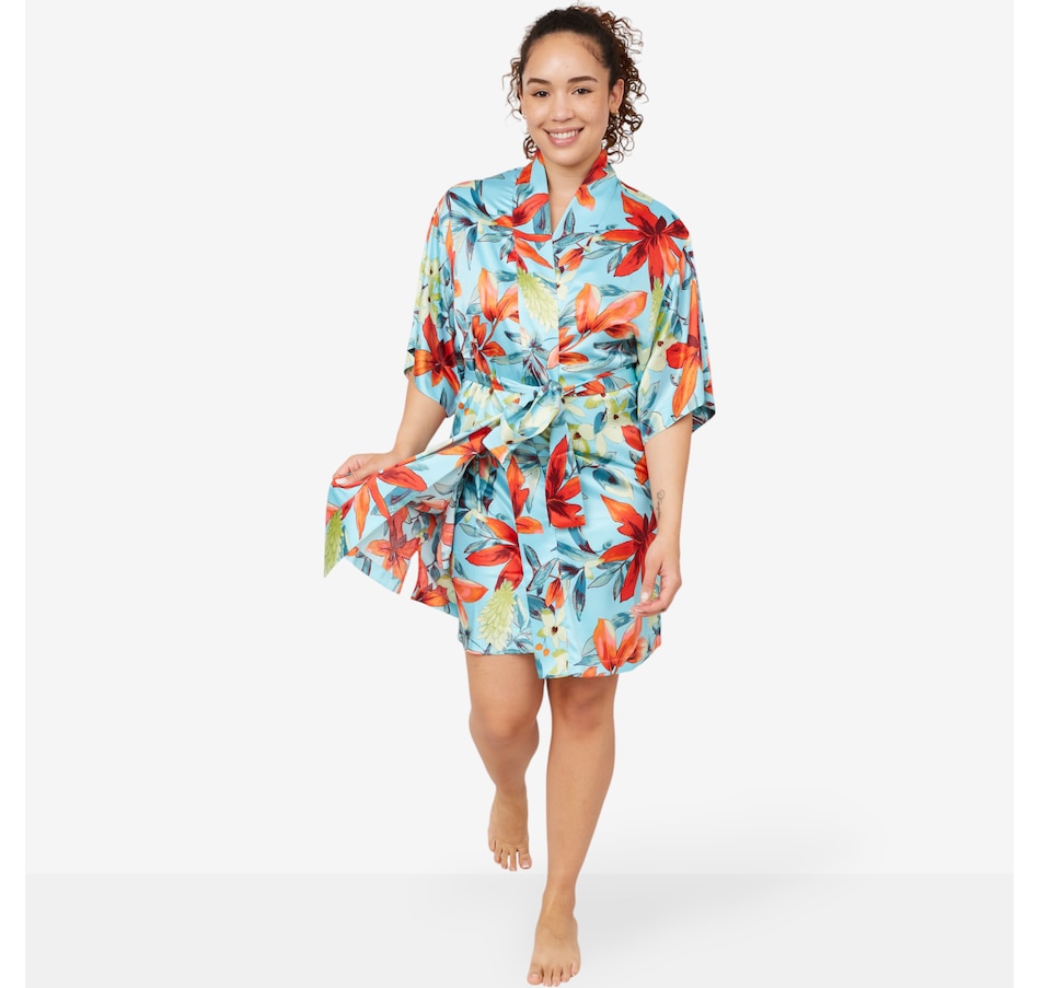 Image 103325_ALTMORE1.jpg, Product 103-325 / Price $29.33, N Natori Tropical Breeze Stretch Silky Satin Wrap from N Natori on TSC.ca's Fashion department